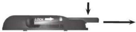 GARMIN StreetPilot 2620 - Removing the StreetPilot from the Base - 1
