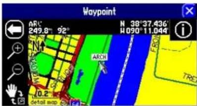 GARMIN StreetPilot 2620 - Information Icon "i" - 3