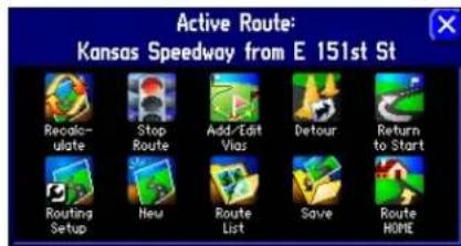 GARMIN StreetPilot 2620 - Creating Routes - 2