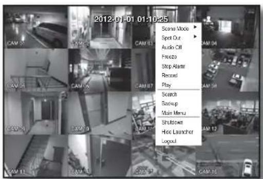 2012-01-01 01:10:25 Scene Mode Spot Our Audio Off Freeze Stop Alarm Record Play Search Backup Main Menu Shutdown Hoc Launcher Logout