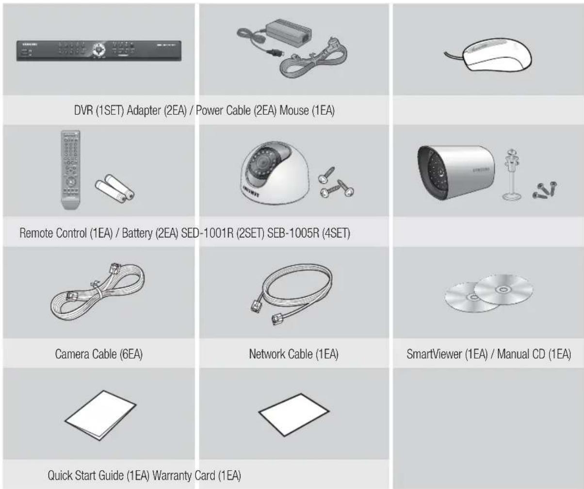 SAMSUNG SDE-4002N - Package Contents - 1