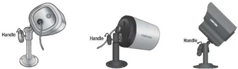 SAMSUNG SDE-4002N - Adjusting the Camera Bracket - 3