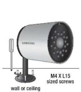 SAMSUNG M4 X L15 sized screws wall or ceiling