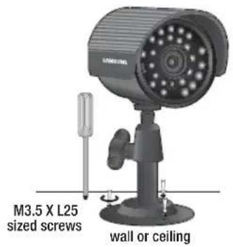 M3.5 X L25 sized screws wall or ceiling