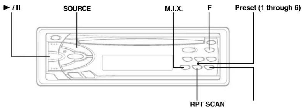 ALPINE CDM-7857 - CD Player Operation - 1