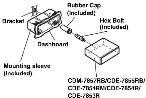 ALPINE CDM-7857 - Installation - 1