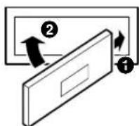 ALPINE CDM-7857 - Attaching the Front Panel - 1