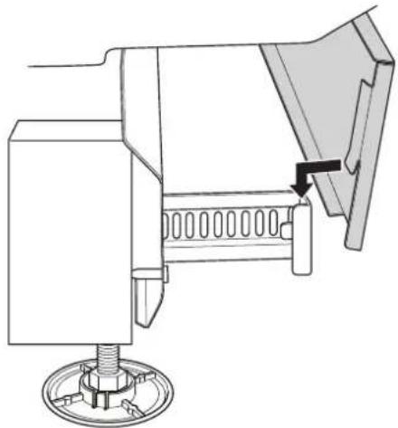 Atag VA6611NT - Attaching the toe kick (if applicable) - 2