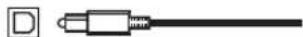 TOSHIBA 55VX700U - Optical audio cable - 1