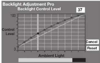 TOSHIBA 55VX700U - Backlight Adjustment Pro - 1