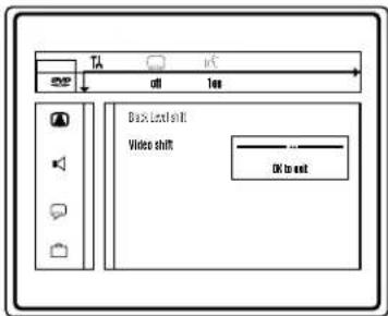 TA int 1ms Box Left left Video shift OK to exit