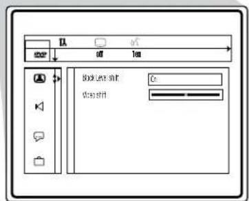 DA of 1m Back menu shift Disschift