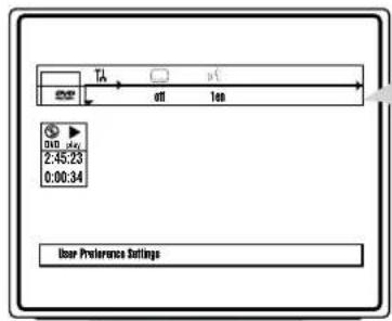 TA off 1en 2:45:23 0:00:34 User Preference Settings