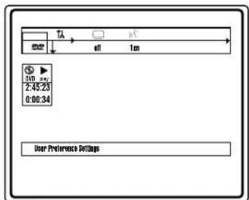 TA off 1cm 0:00:23 2:45:23 0:00:34 User Preference Settings