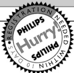 PHILIPS Hurry SafiliHd WITHIN 10 DAYS REGISTRATION NEEDED