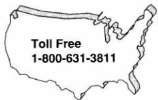 Toll Free 1-800-631-3811