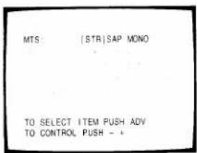 MTS [STR]SAP MONO TO SELECT ITEM PUSH ADV TO CONTROL PUSH - +