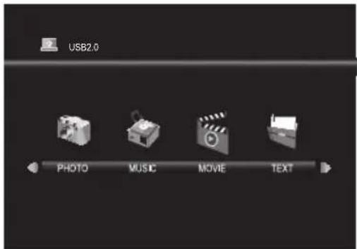 USB2.0 PHOTO MUSIC MOVIE TEXT