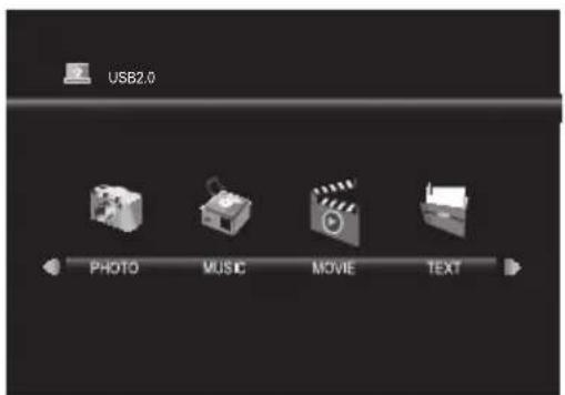 USB2.0 PHOTO MUSIC MOVIE TEXT