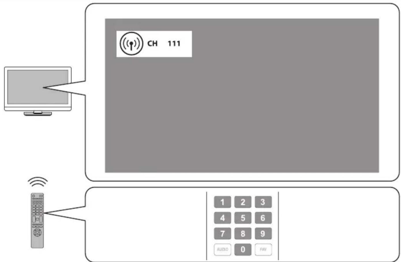 FUNAI 22FE502 - SELECTING A CHANNEL - 1