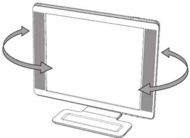COMPAQ VP19 - Adjusting the Swivel (Select Models Only) - 1