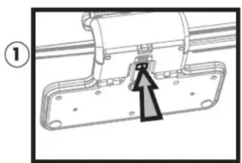 COMPAQ VP19 - Removing the cantilever base - 1