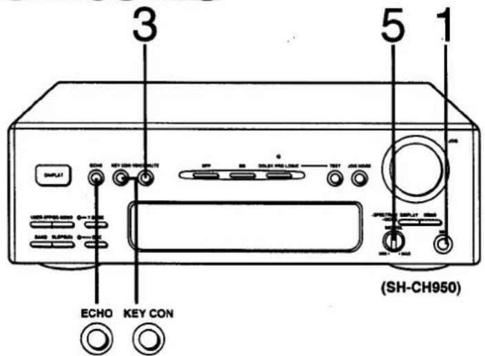 3 5 1 ECHO KEY CON SH-CH950
