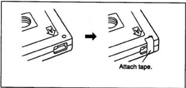 Attach tape.