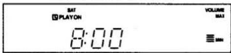 SAT PLAYON VOLUME MAX 8:00 ≡ MIN
