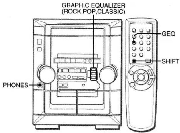 AIWA NSX-AJ24 - GRAPHIC EQUALIZER - 1