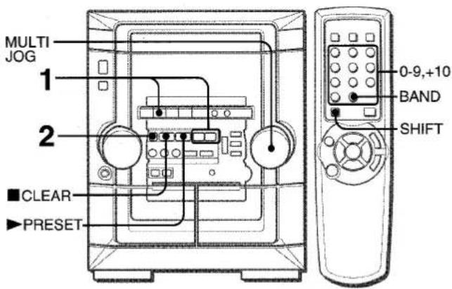 AIWA NSX-AJ24 - PRESETTING STATIONS - 1