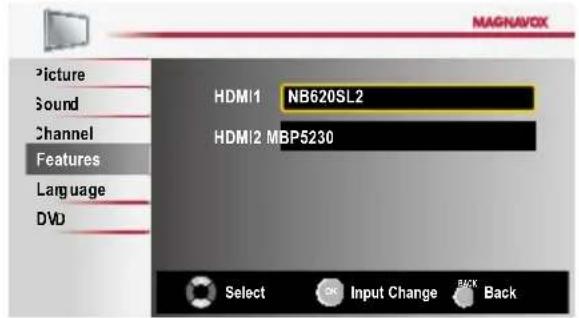MAGNAVOX 26MD311B - Device List - 1