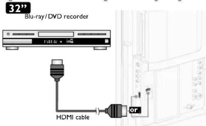 MAGNAVOX 26MD311B - HDMI Connection - 1