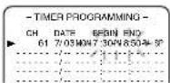 SYLVANIA 6727DG - TIMER PROGRAM EXTENSION - 1