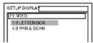 SYLVANIA 6727DG - B DISPLAY SETTING - 2