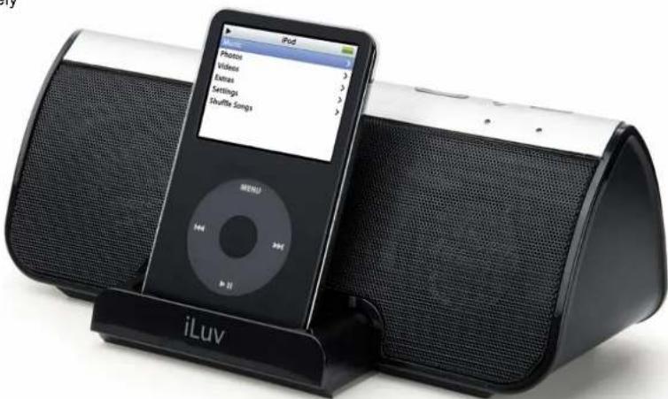 iLuv iPod Photos Videos Extras Settings Shuffle Songs