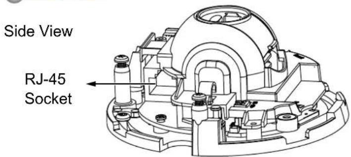 Side View RJ-45 Socket