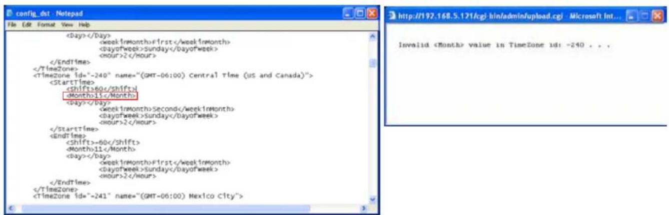 First sunday 2 60 15 Second sunday 2 -60 11 First sunday 2 http://192.168.5.121/cgi-bin/admin/upload.cgi - Microsoft Int... Invalid value in Tiizone Id:-240 . . .
