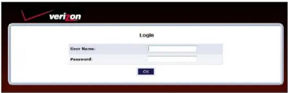 veri on Login User Name: Password: OK
