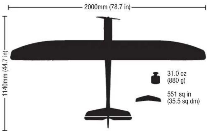 E-flite EFL4750 - Specifications - 2