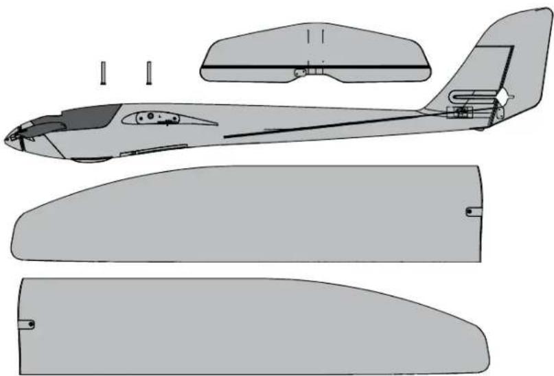 E-flite EFL4750 - Box Contents - 1