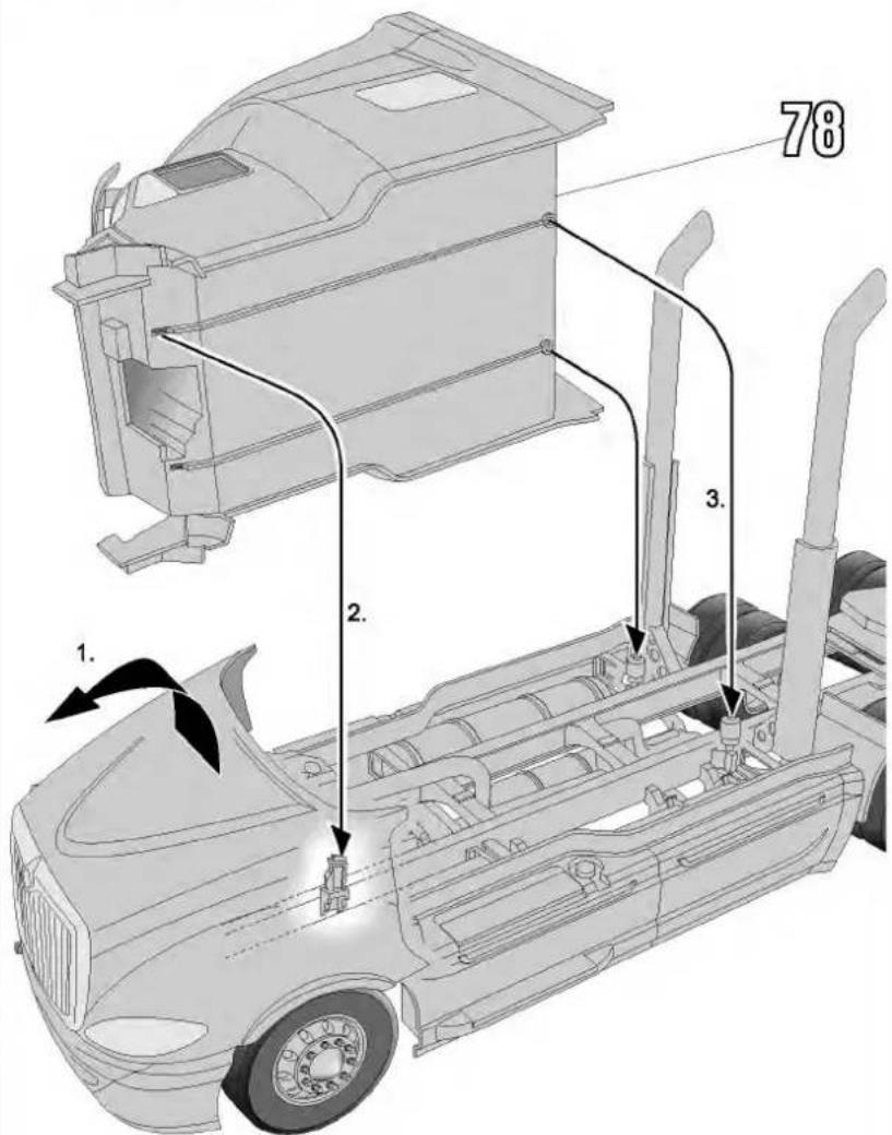 Revell 2011 International ProStar - orange, klar 730 - 49