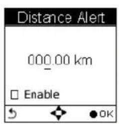 HOLUX GPSPort 260 Lite - To Set Distance Alert - 1
