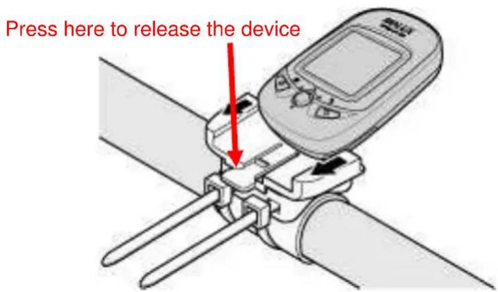 HOLUX GPSPort 260 Lite - Installing Bike Mount - 4