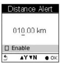 HOLUX GPSPort 260 Lite - To Set Distance Alert - 2