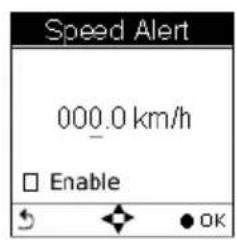 HOLUX GPSPort 260 Lite - To Set Speed Alert - 1