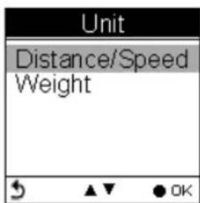HOLUX GPSPort 260 Lite - System → Unit → Speed/Distance - 2