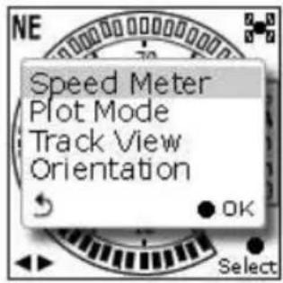 HOLUX GPSPort 260 Lite - View Track Course in Speed Meter Mode - 1