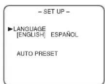 FUNAI F313CC - Select "ENGLISH" or "ESPAÑOL" - 1