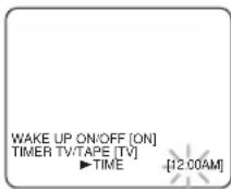 FUNAI F313CC - Set wake up time - 1
